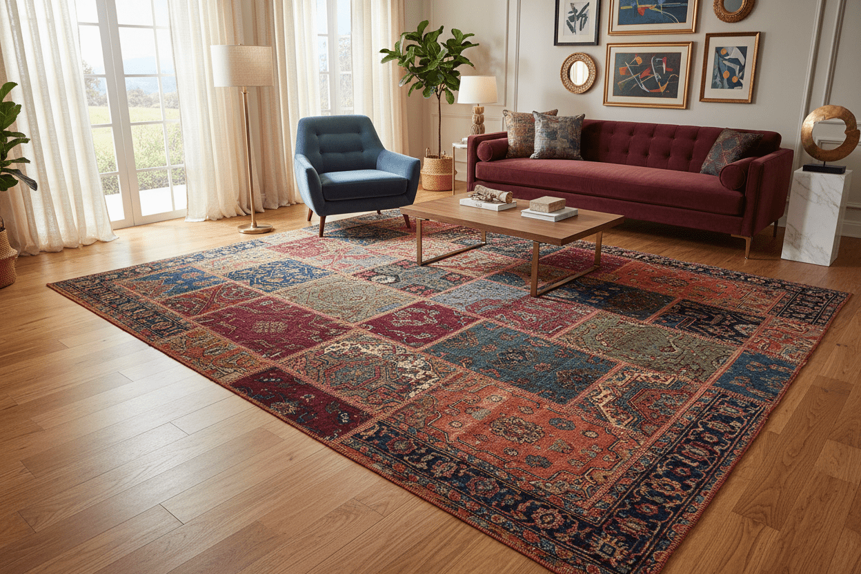 Tapis d'Orient Fait Main Kazak Afghan : 1.66 X 2.64 Mètres Tapis d'Orient Fait Main Kazak Afghan : 1.66 X 2.64 Mètres