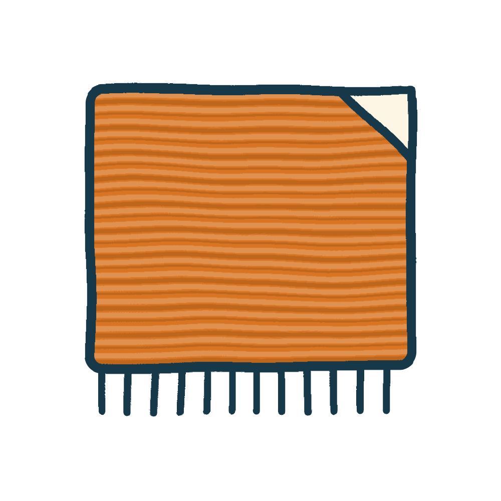 Tapis orange