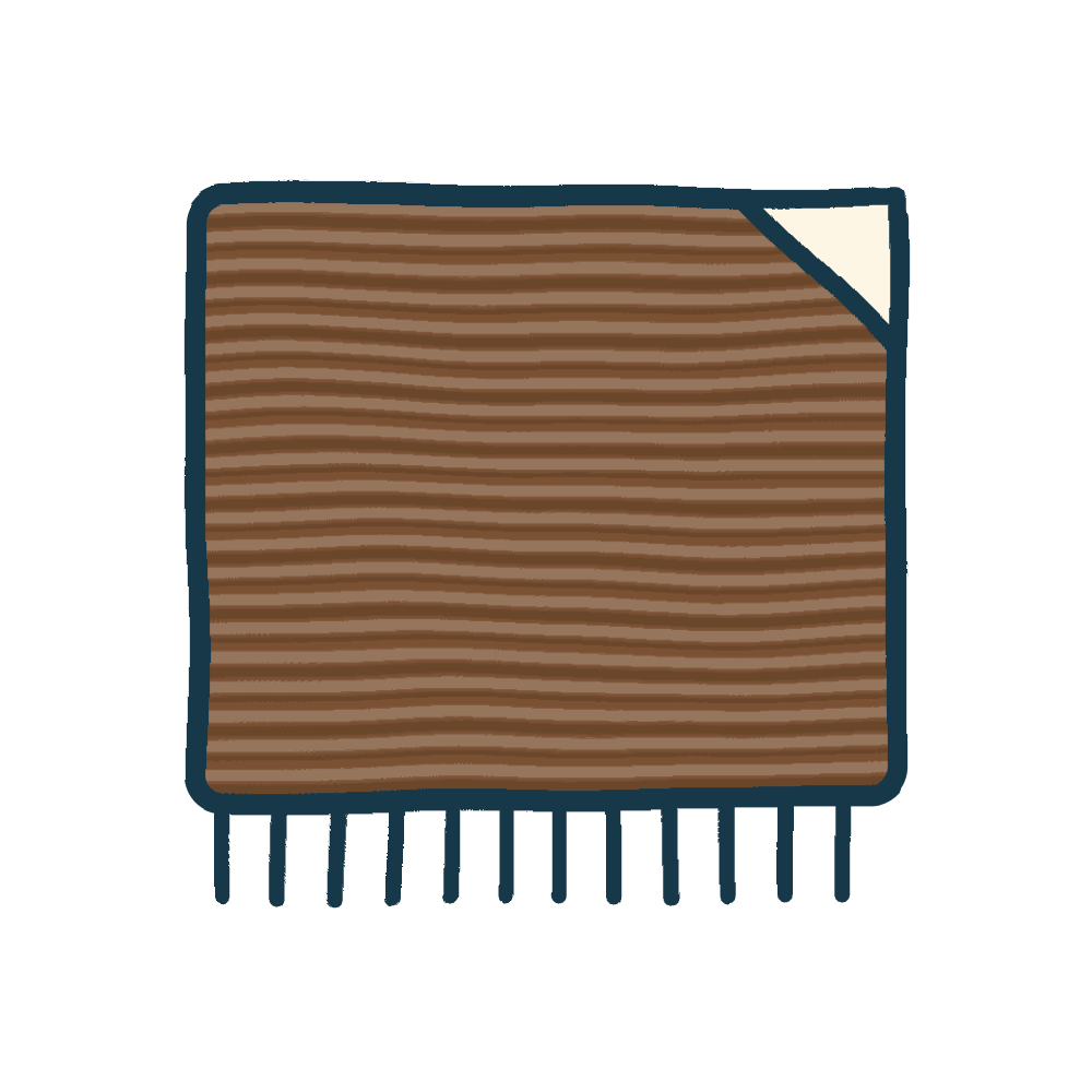 Tapis marrons - Baba Rug