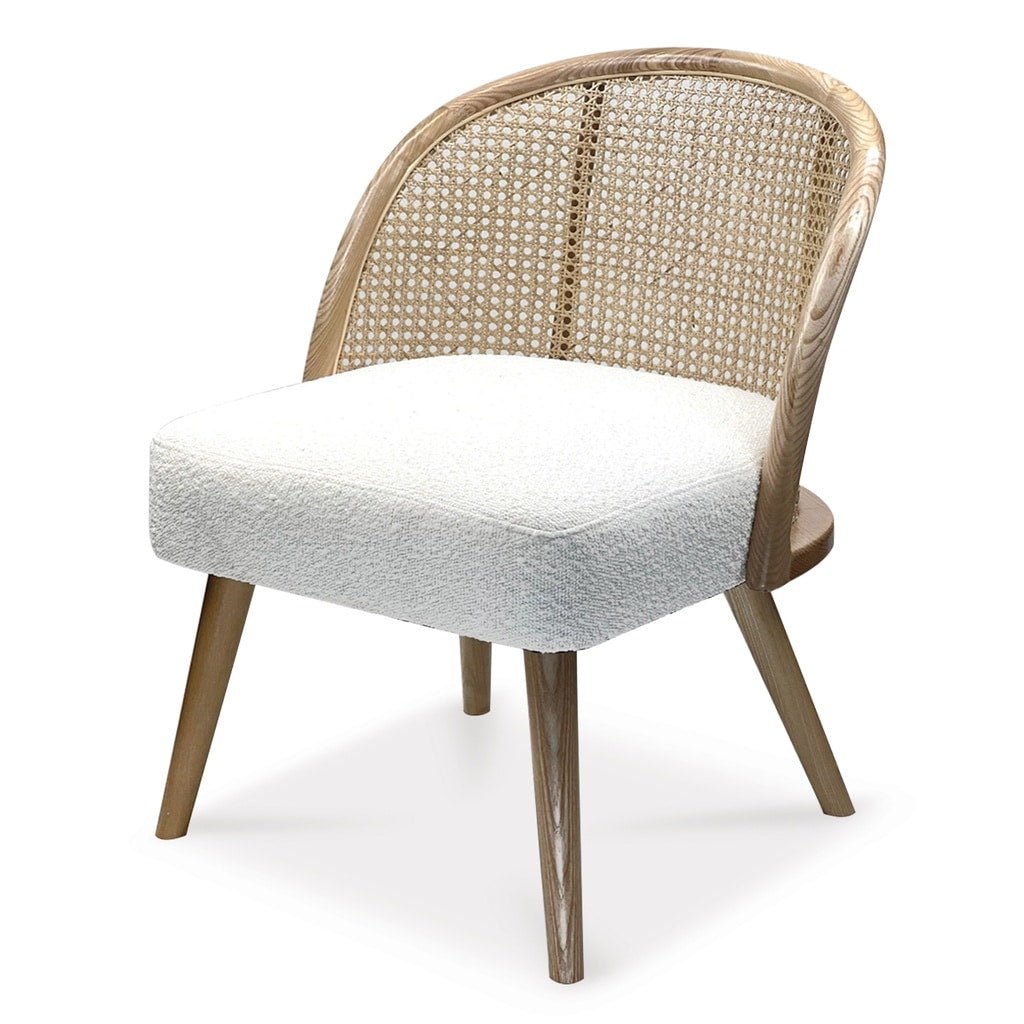Fauteuil Sharing bouclé L54 P60 H70c
