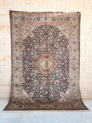 Tapis Cachemire Soie Fait Main 315x215cm - Baba Rug