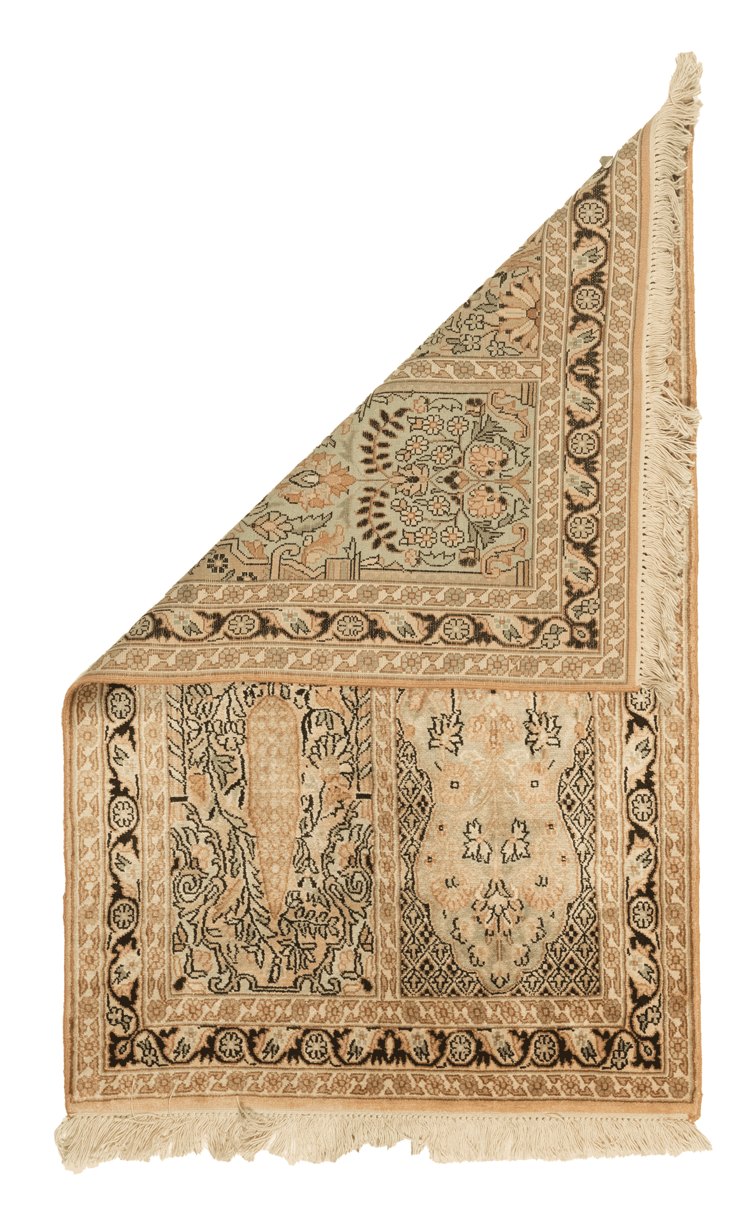 Tapis Cachemire Soie Fait Main 120x76cm - Baba Rug