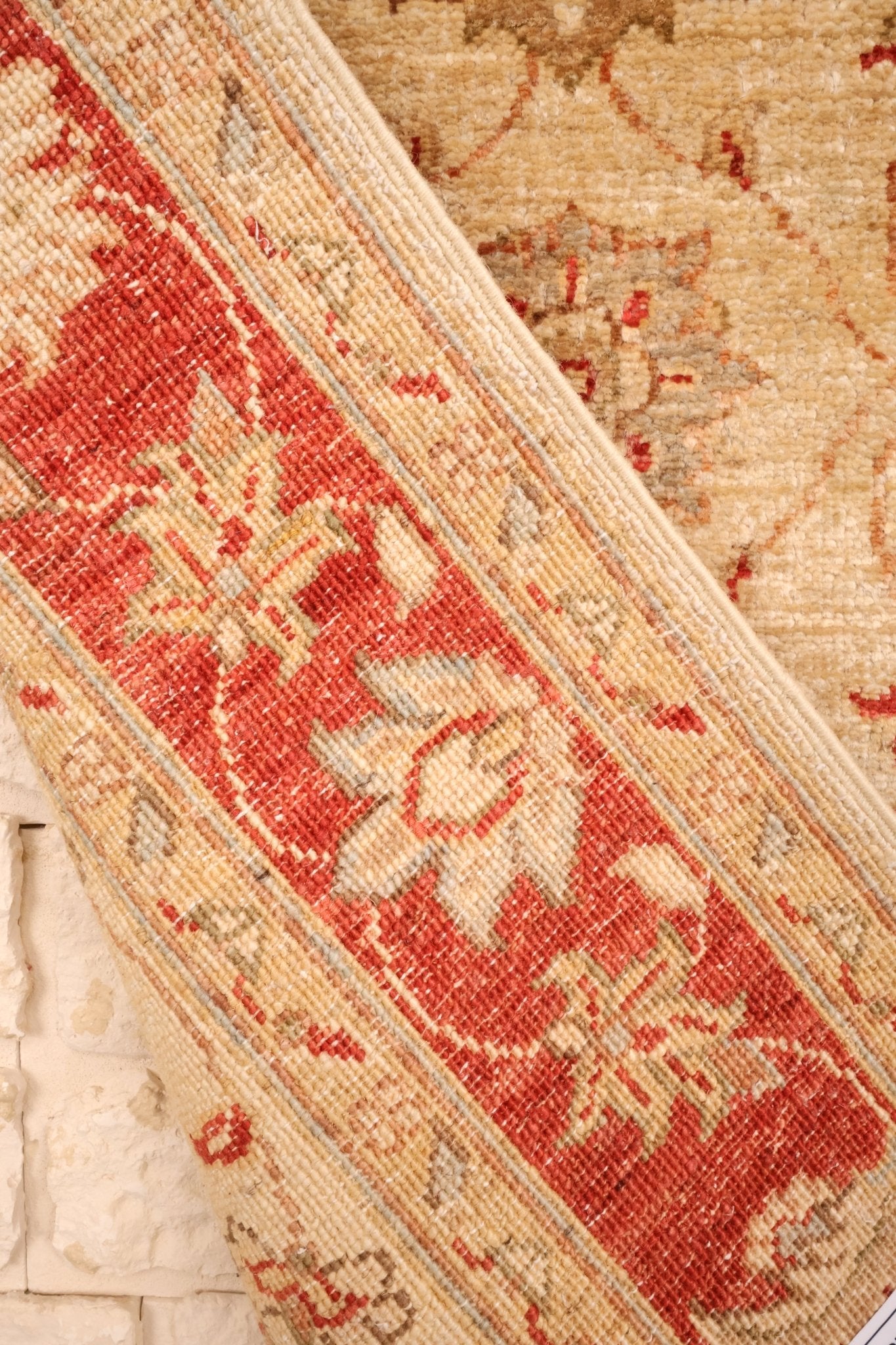 Tapis Chobie Ziegler Laine Nouée Main 116x77cm