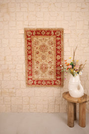 Tapis Chobie Ziegler Laine Nouée Main 116x77cm