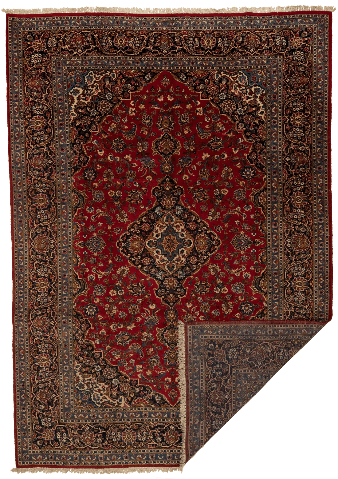 Tapis persan Kashan 370x261 cm