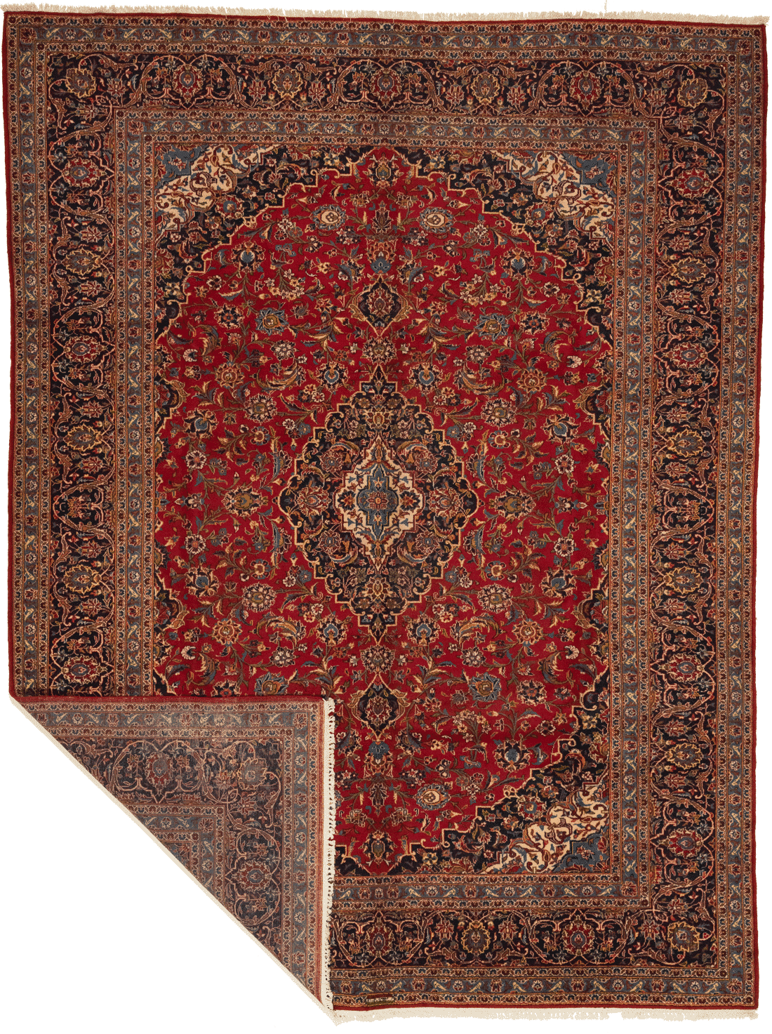 Tapis persan Kashan 378x287 cm