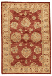 Tapis Ziegler fait main Afghan pure laine – vue complète 146x100 cm – décoration orientale Baba Rug Paris