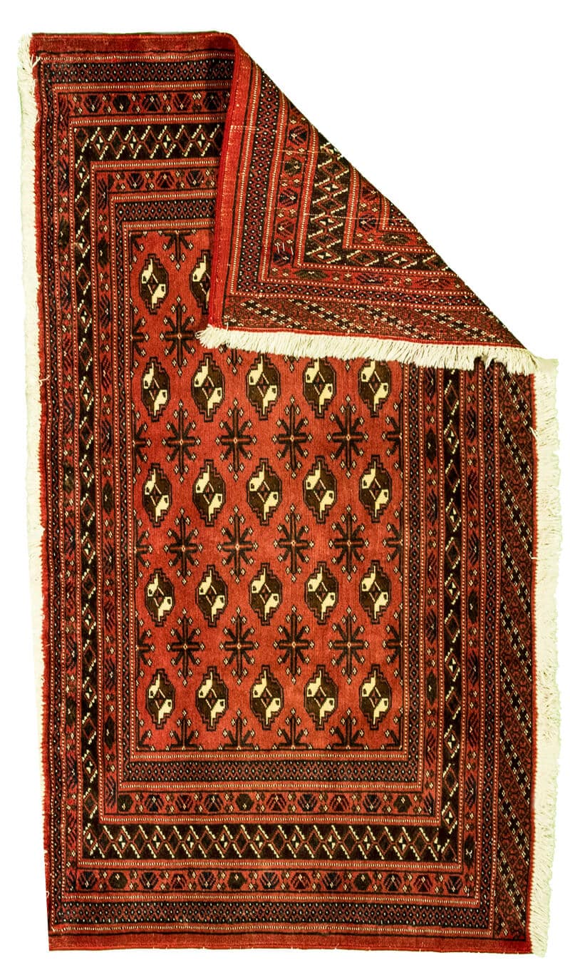 Tapis Turkaman Iran Fait Main 130x82cm - Baba Rug