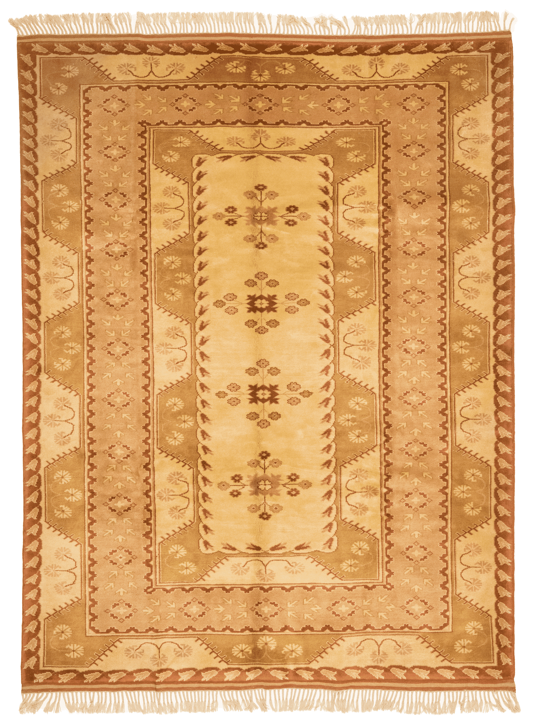 Tapis turc Konya fait main 240x156 cm, laine naturelle et motifs traditionnels anatoliens pour décoration intérieure. Baba Rug, Paris 12
