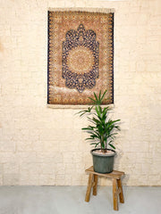 Tapis Ghoum Soie Iran Fait Main 143x97cm - Baba Rug