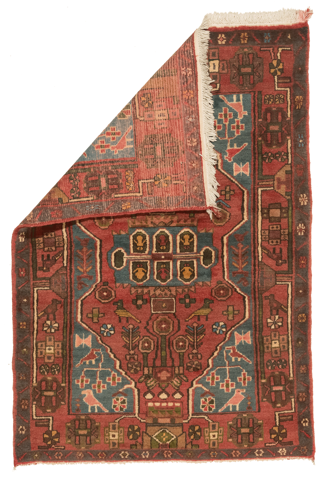 Tapis Hamadan Iran Fait Main 151x105cm - Baba Rug