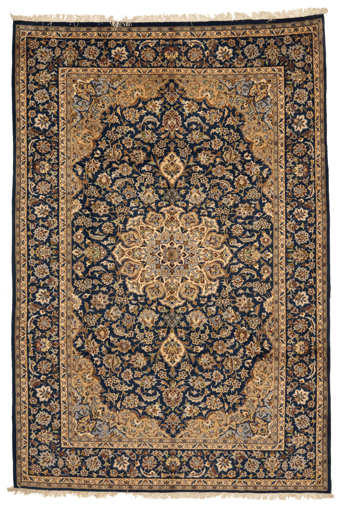 Tapis persan Nadjafabad fait main 320x220 cm, laine naturelle et motifs traditionnels pour décoration intérieure
