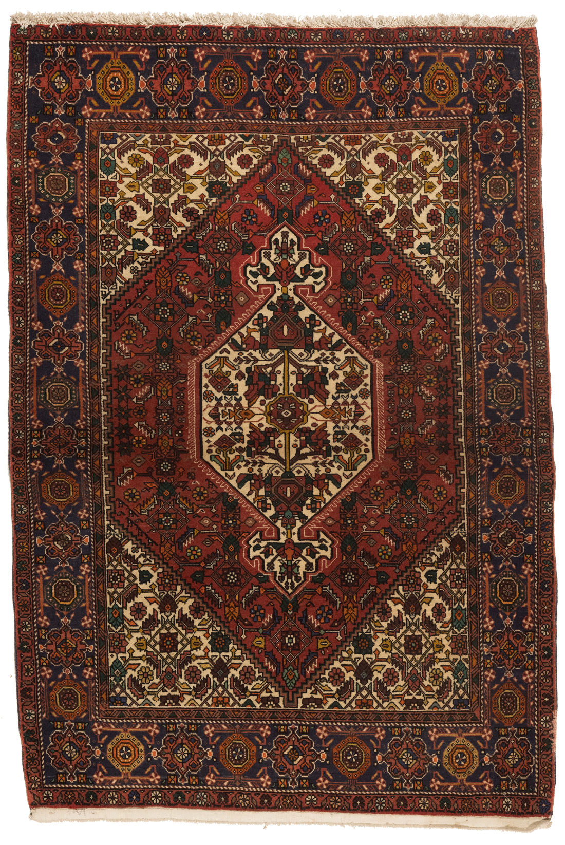 Tapis Golthog Iran 153x105cm fait main avec motifs persans traditionnels