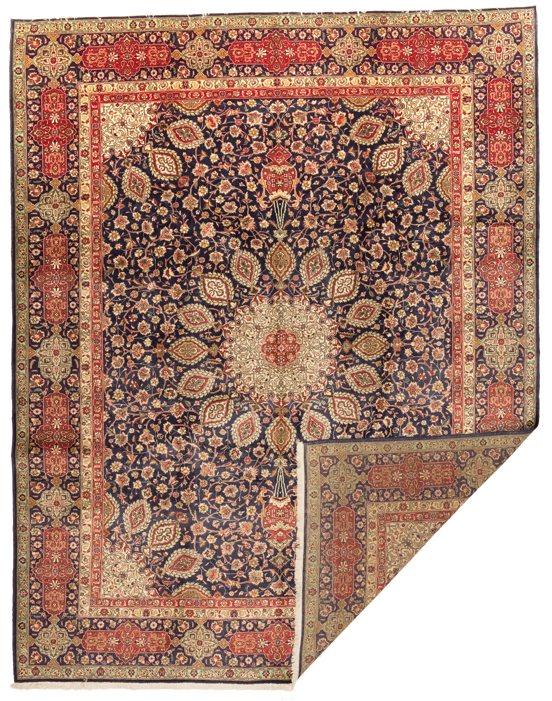 Tapis Tabriz Iran 390x300 cm Fait Main Laine - Baba Rug
