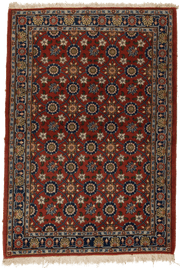 Tapis persan Veramine fait main, format 158x109 cm, boutique Baba Rug à Paris 12