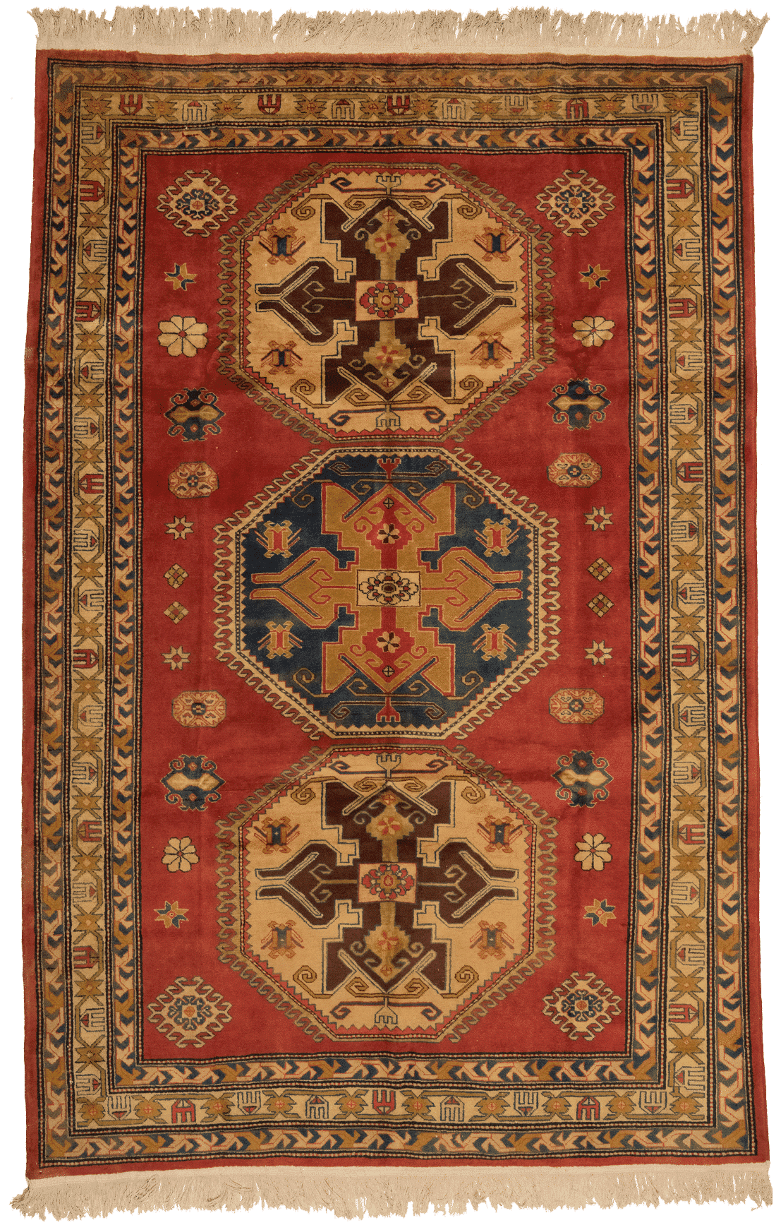 Tapis Shirvan fait main, format 313x196 cm, boutique Baba Rug à Paris 12