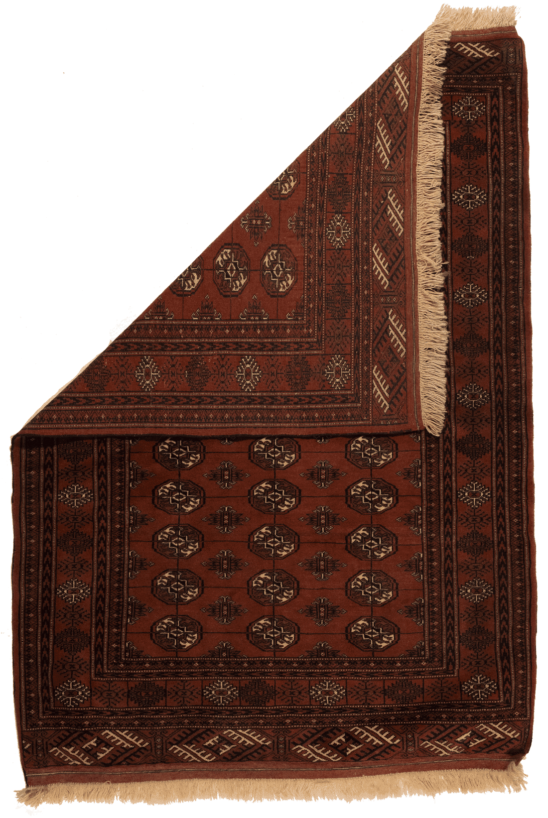 Tapis Turkaman Iran Fait Main 160x120cm - Baba Rug
