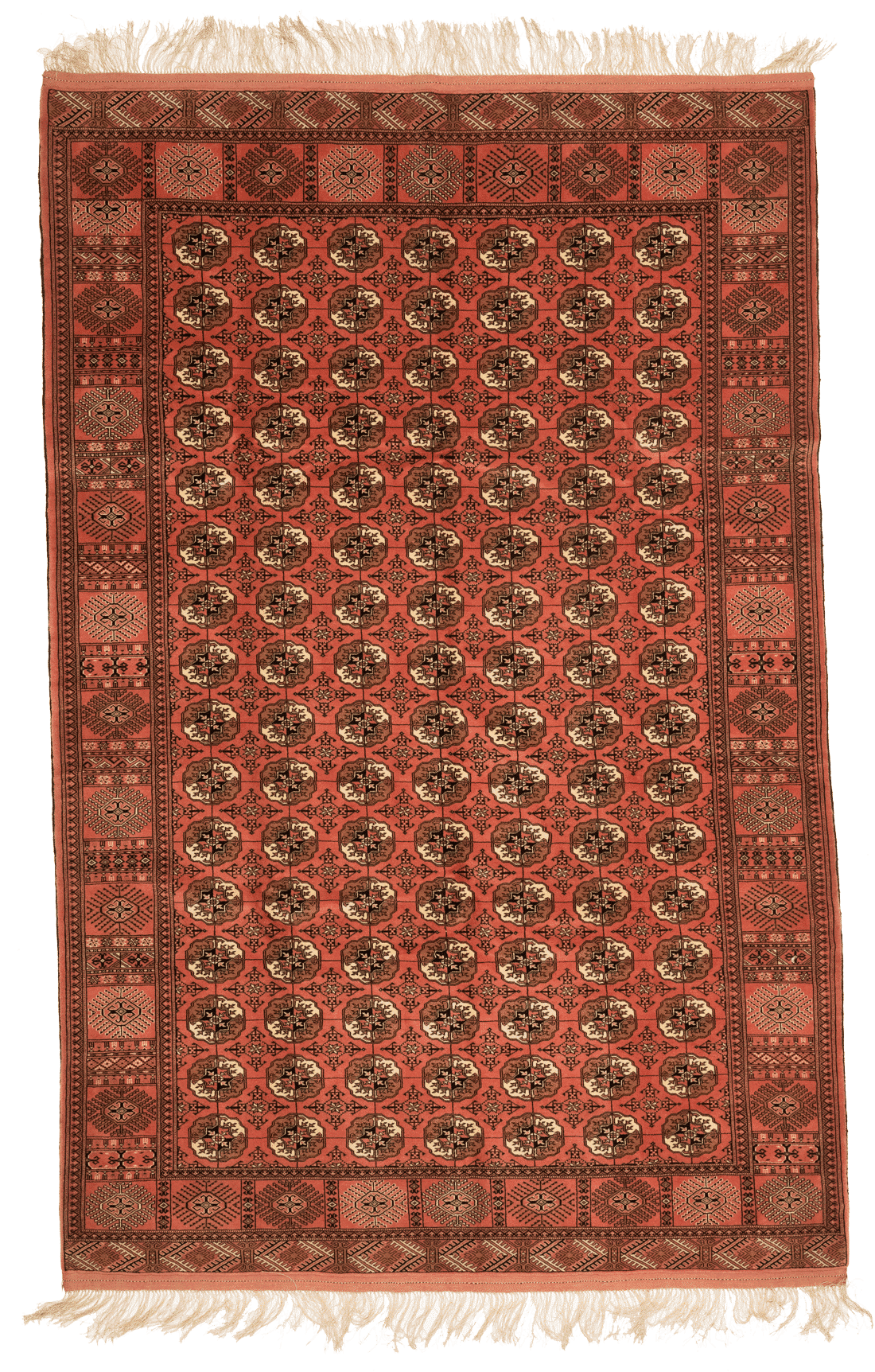 Tapis persan Turkmane fait main, format 300x200 cm, boutique Baba Rug à Paris 12