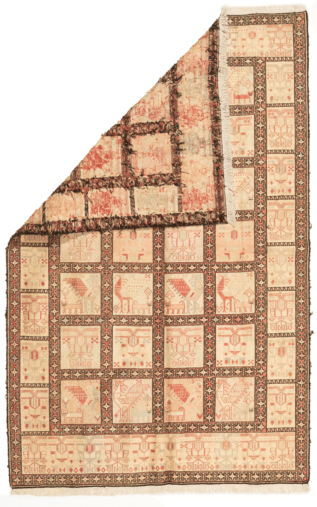 Tapis Kilim Soumak Iran Fait Main 191x122cm - Baba Rug