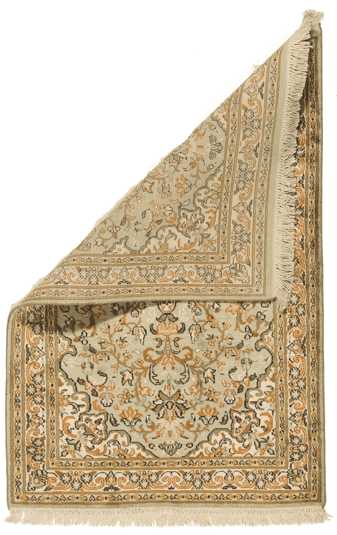 Tapis Cachemire Soie Fait Main 96x63cm