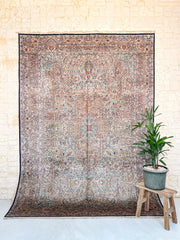 Tapis Cachemire Soie Fait Main 298x214cm - Baba Rug