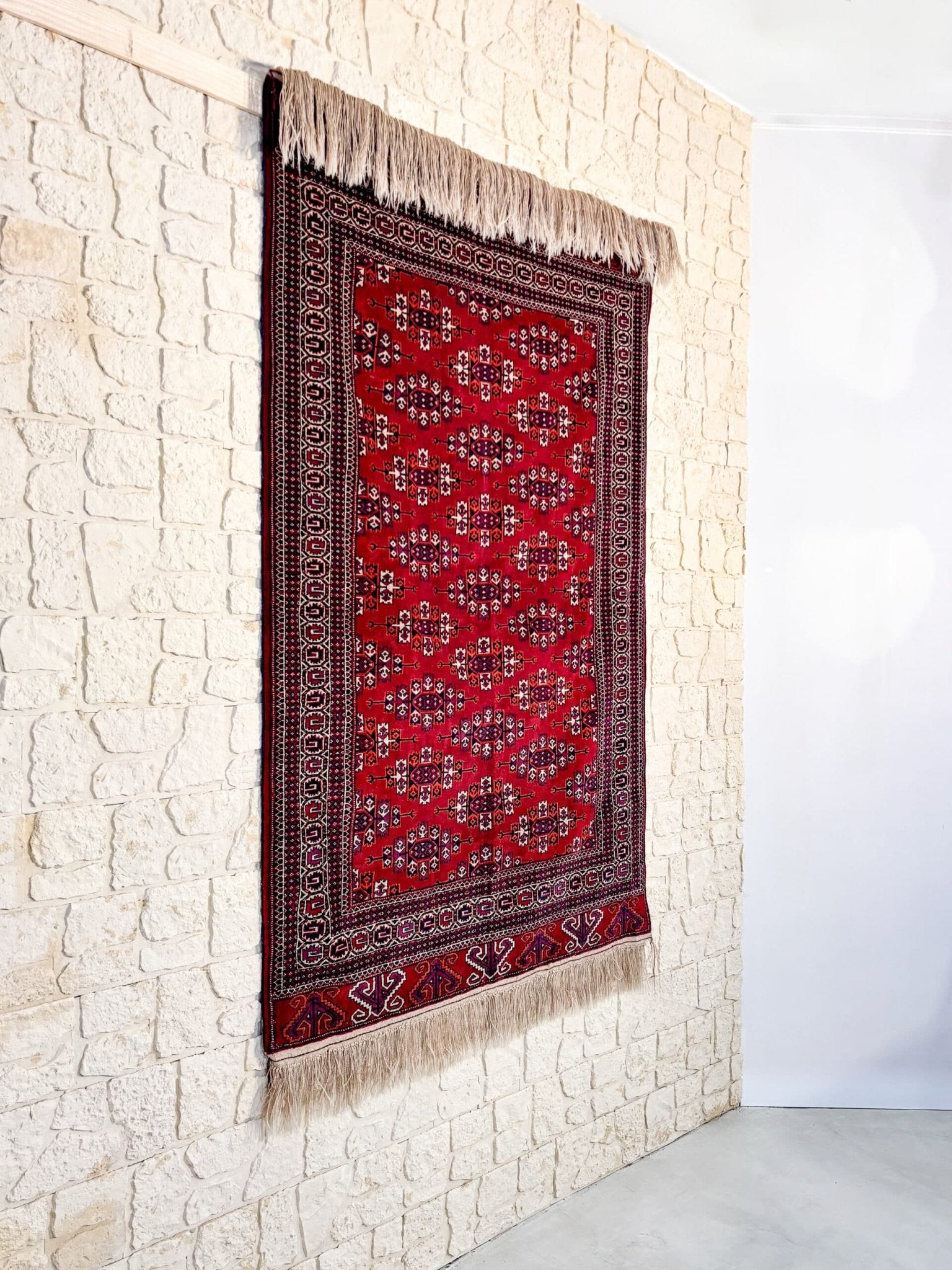 Tapis Yomut Russe Fait Main 195x132cm