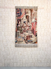 Tapis Tabriz fait main en laine – vue de face, 158 × 95 cm – Baba Rug, Paris