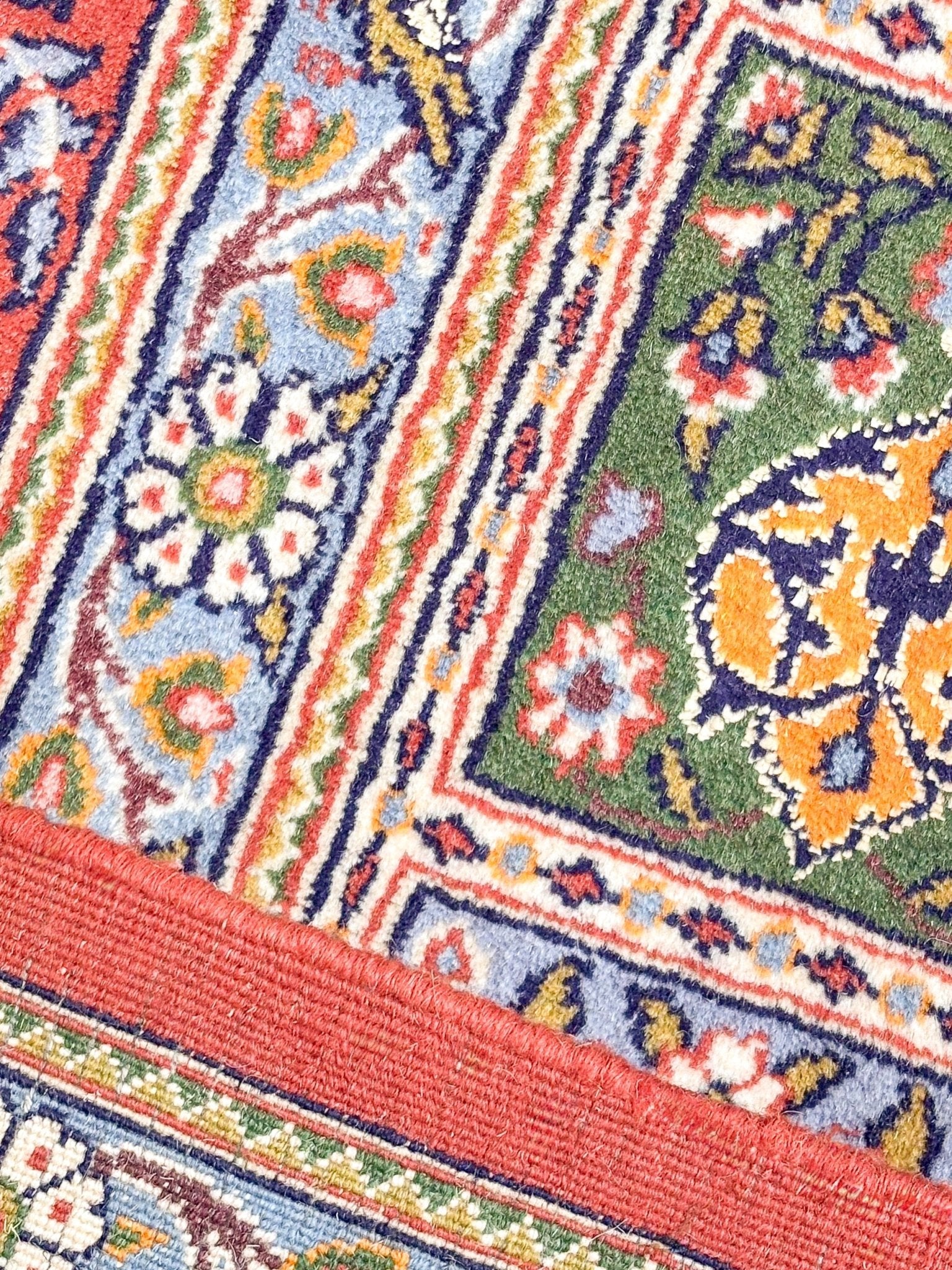 Tapis Moud persan quatre saison en laine fait main 290x200cm Baba Rug