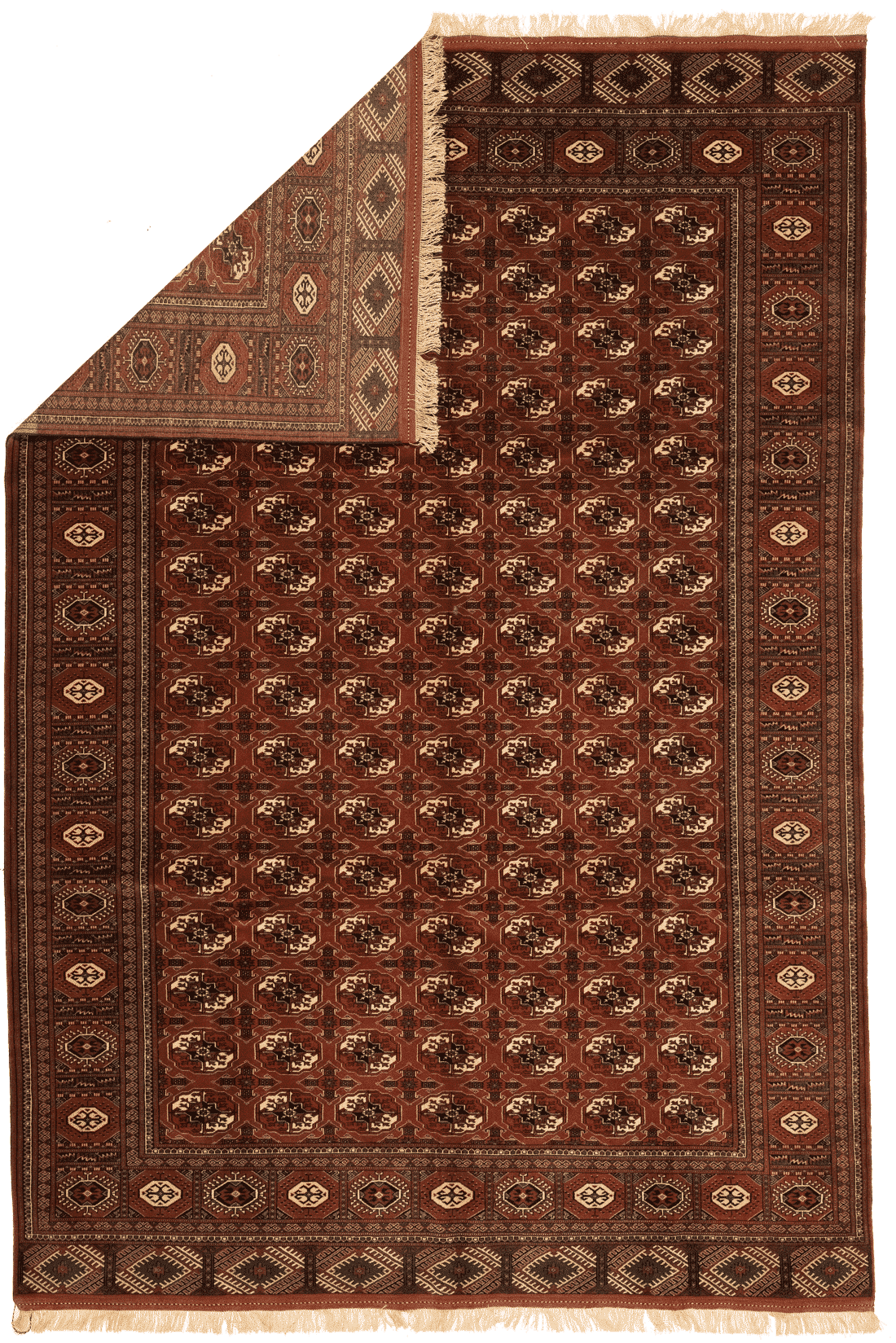Tapis Turkaman Iran Fait Main 300x210cm - Baba Rug