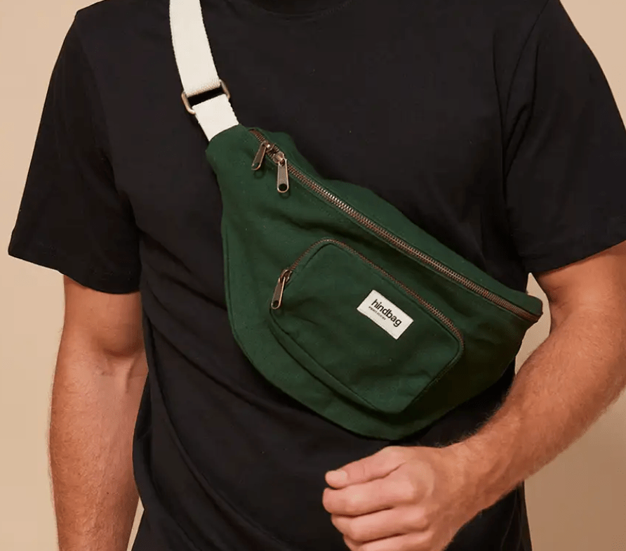 Sac Banane Sofia Hindbag XLvert sapin – Banane bandoulière réglable | Baba Rug