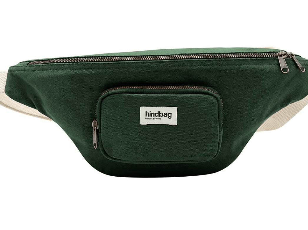 Sac Banane Sofia Hindbag XL vert sapin – Banane bandoulière réglable | Baba Rug