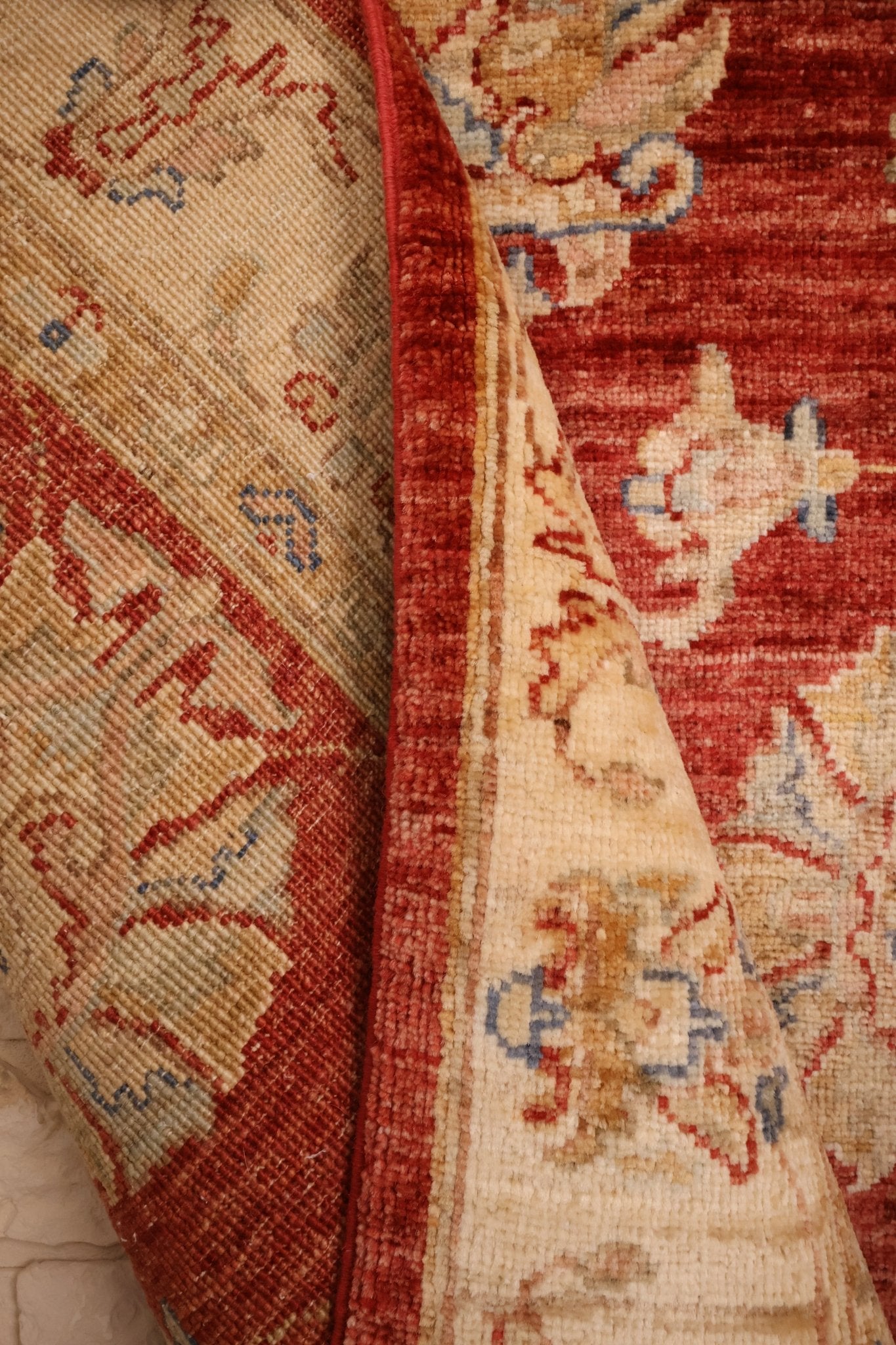 Tapis Chobie Ziegler Laine Nouée Main 146x100cm