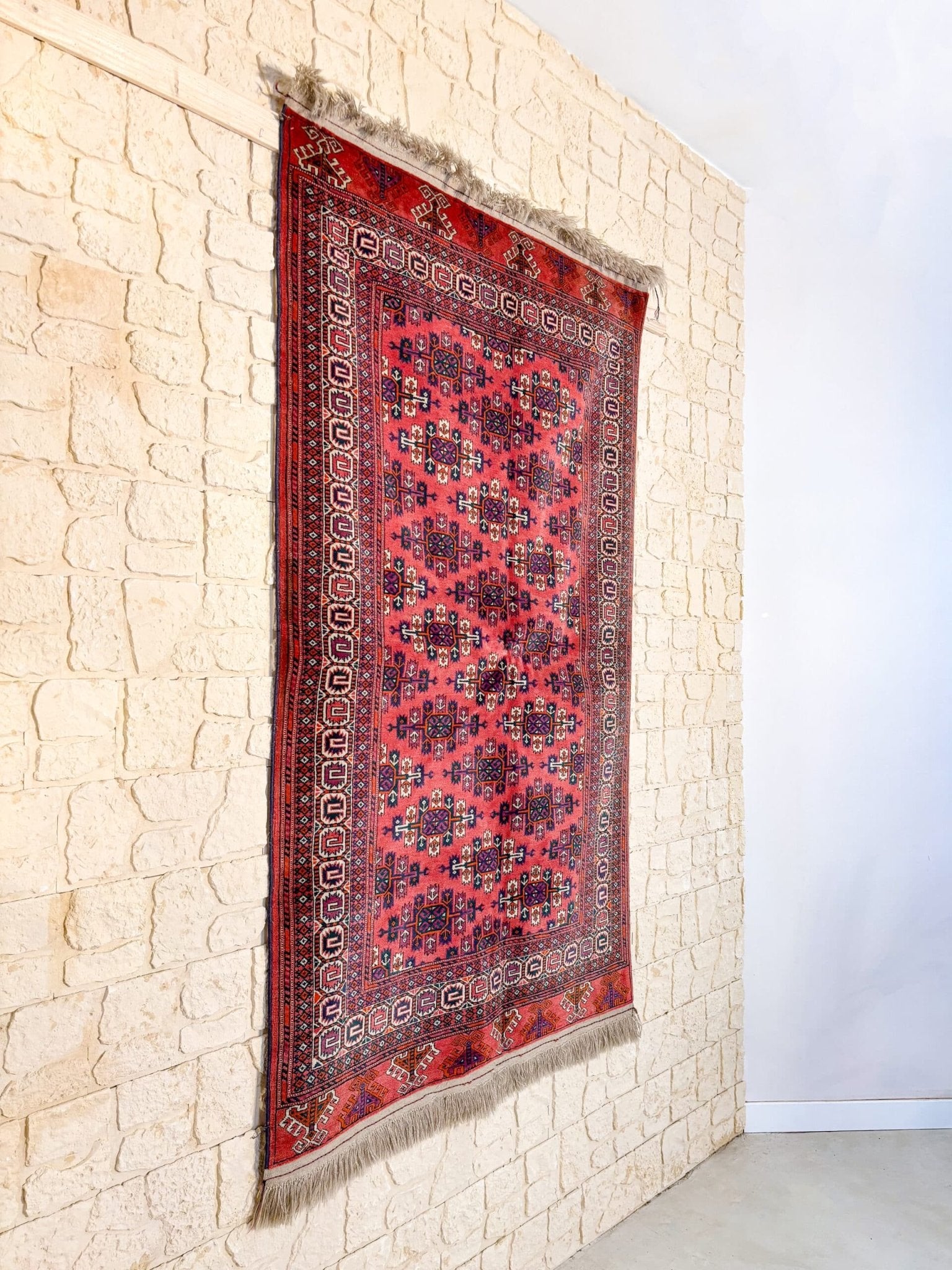 Tapis Yomut Russe Fait Main 199x126cm