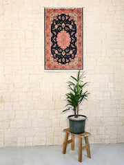 Tapis Tabriz 120x74 cm Fait Main Laine et Soie - Baba Rug