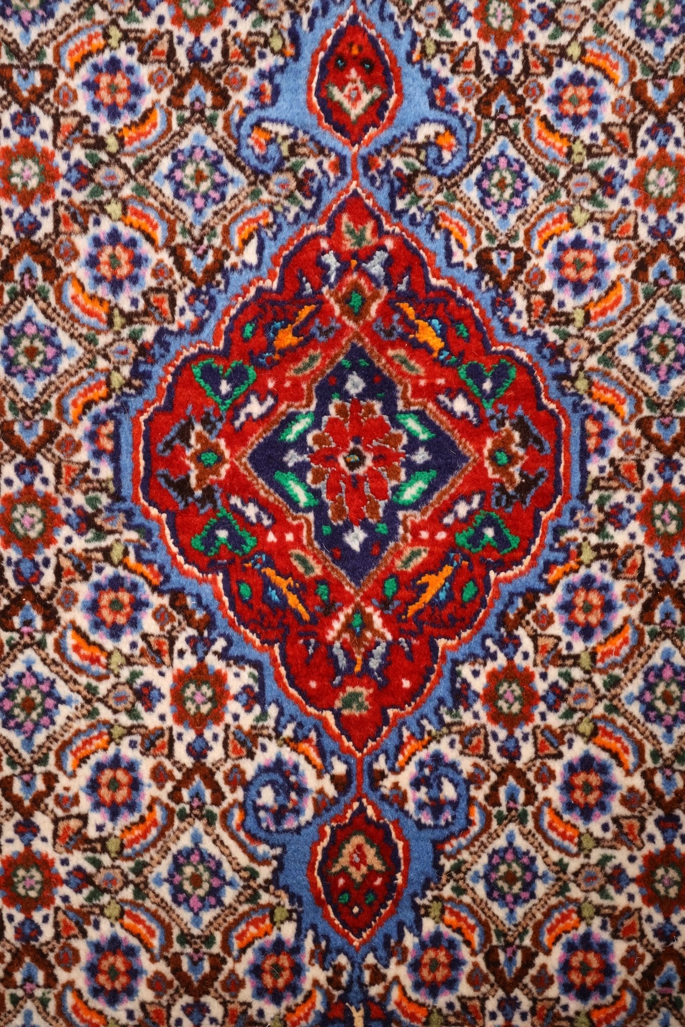 Tapis Moud Iran Laine Nouée Main 115x75cm