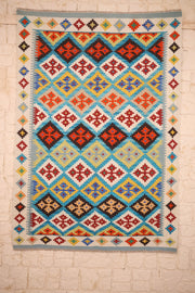 Tapis kilim fait main - Afghan- 180x125 cm - Laine