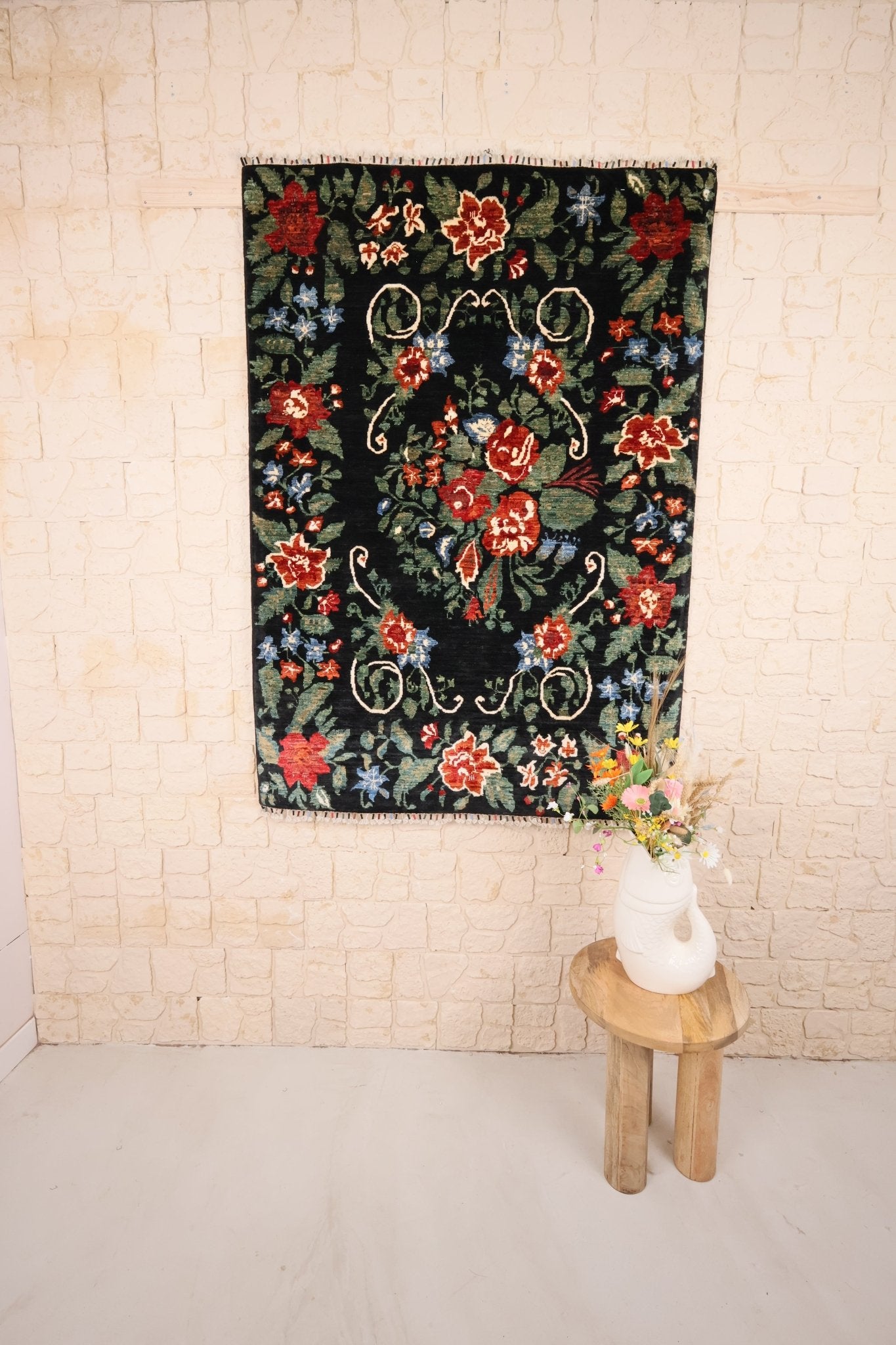Tapis fait main Aryana 180x130cm - Afghan - Baba Rug