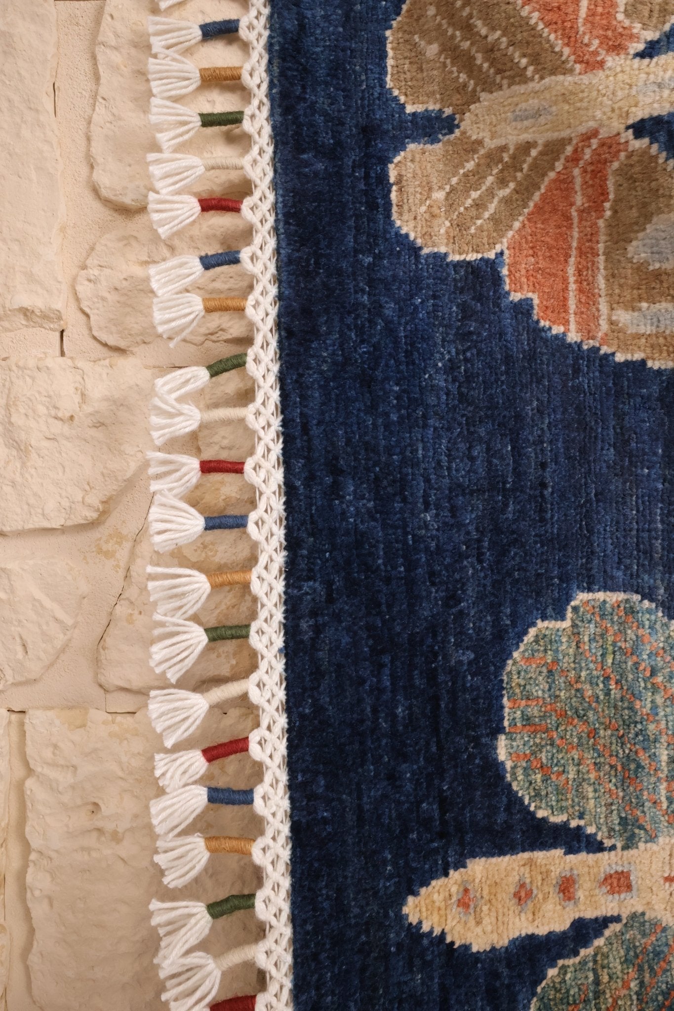 Tapis Afghan Aryana 146x99 cm Fait Main Laine