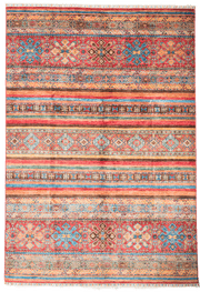 Tapis Khorjeen Aryana Pakistan fait main en laine – vue de face, 246 × 170 cm – Baba Rug, Paris
