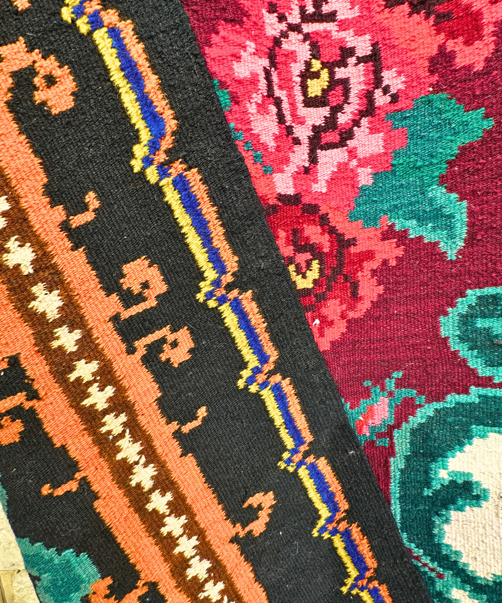 Kilim Moldave 334x220 cm Fait Main Laine - Baba Rug