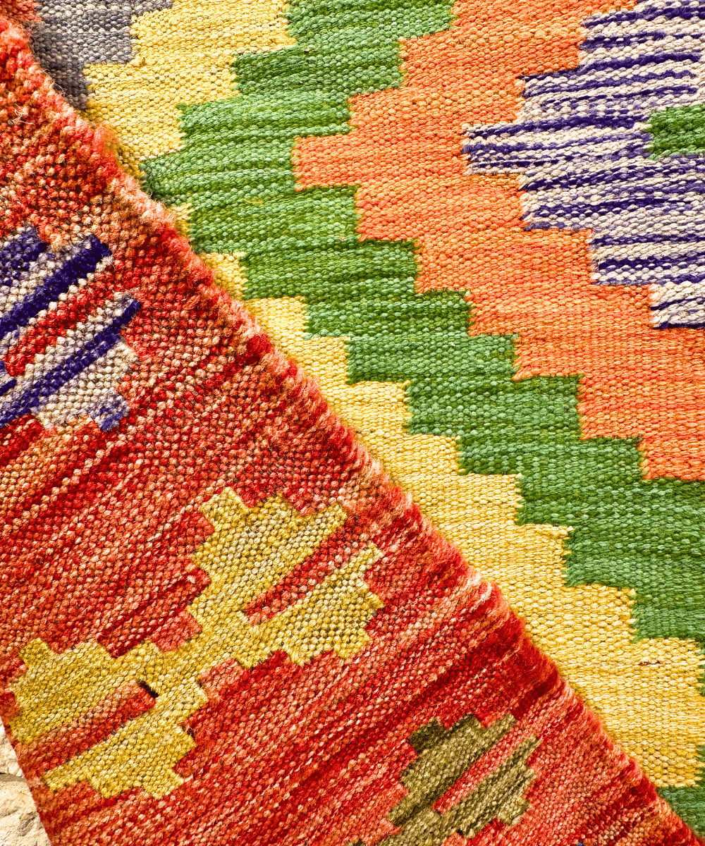 Kilim Afghan coloré 186x114 - Baba Rug