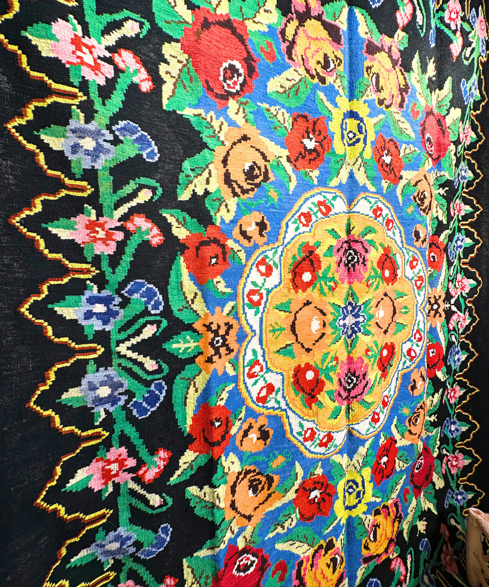 Kilim Moldave 283x200 cm Fait Main Laine - Baba Rug
