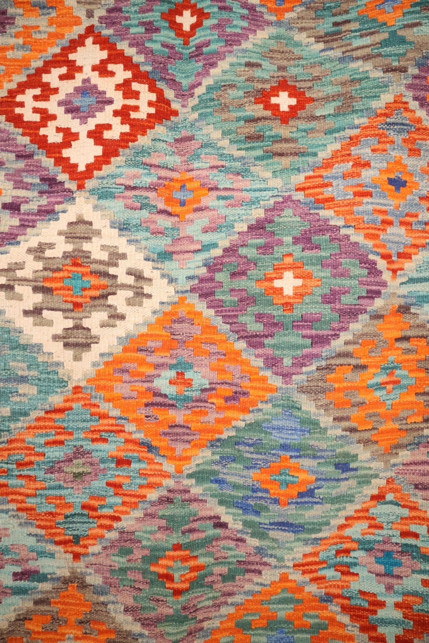 Tapis Kilim Fait Main - Afghan 177x113cm - En Laine - Baba Rug