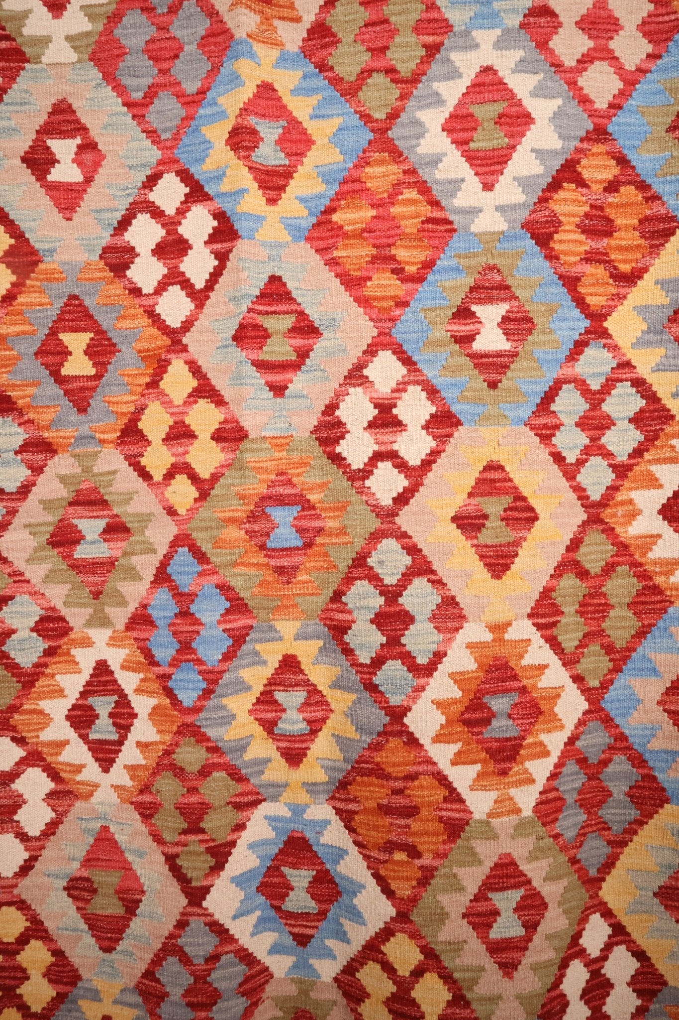 Kilim Afghan 295x202 cm Fait Main Laine - Baba Rug