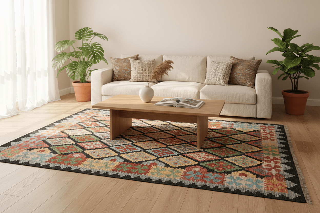 Kilim Afghan 201x154