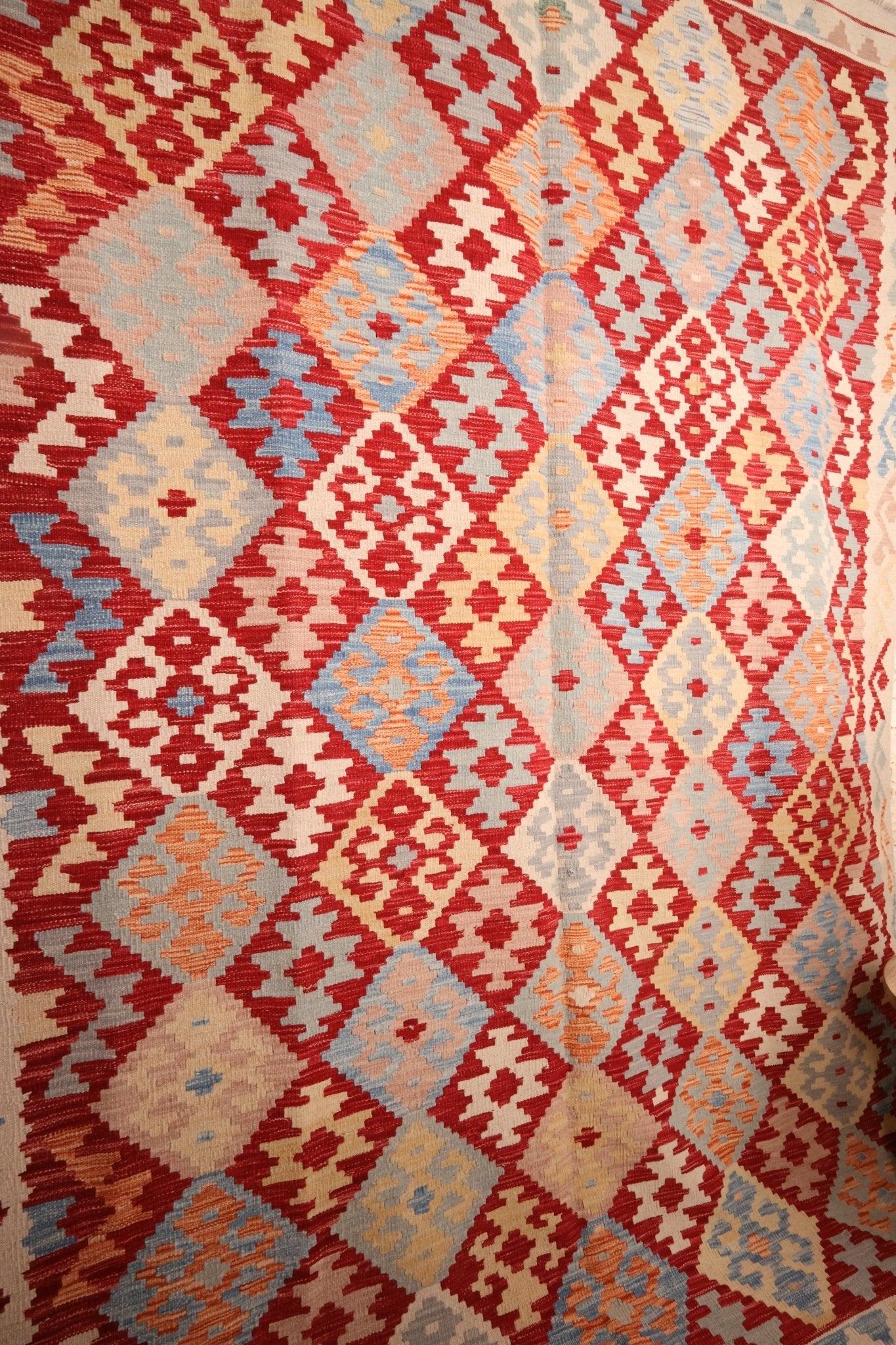 Kilim Afghan 289x204 cm Fait Main Laine - Baba Rug