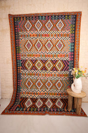 Kilim Afghan 300x206cm Fait Main Laine - Baba Rug
