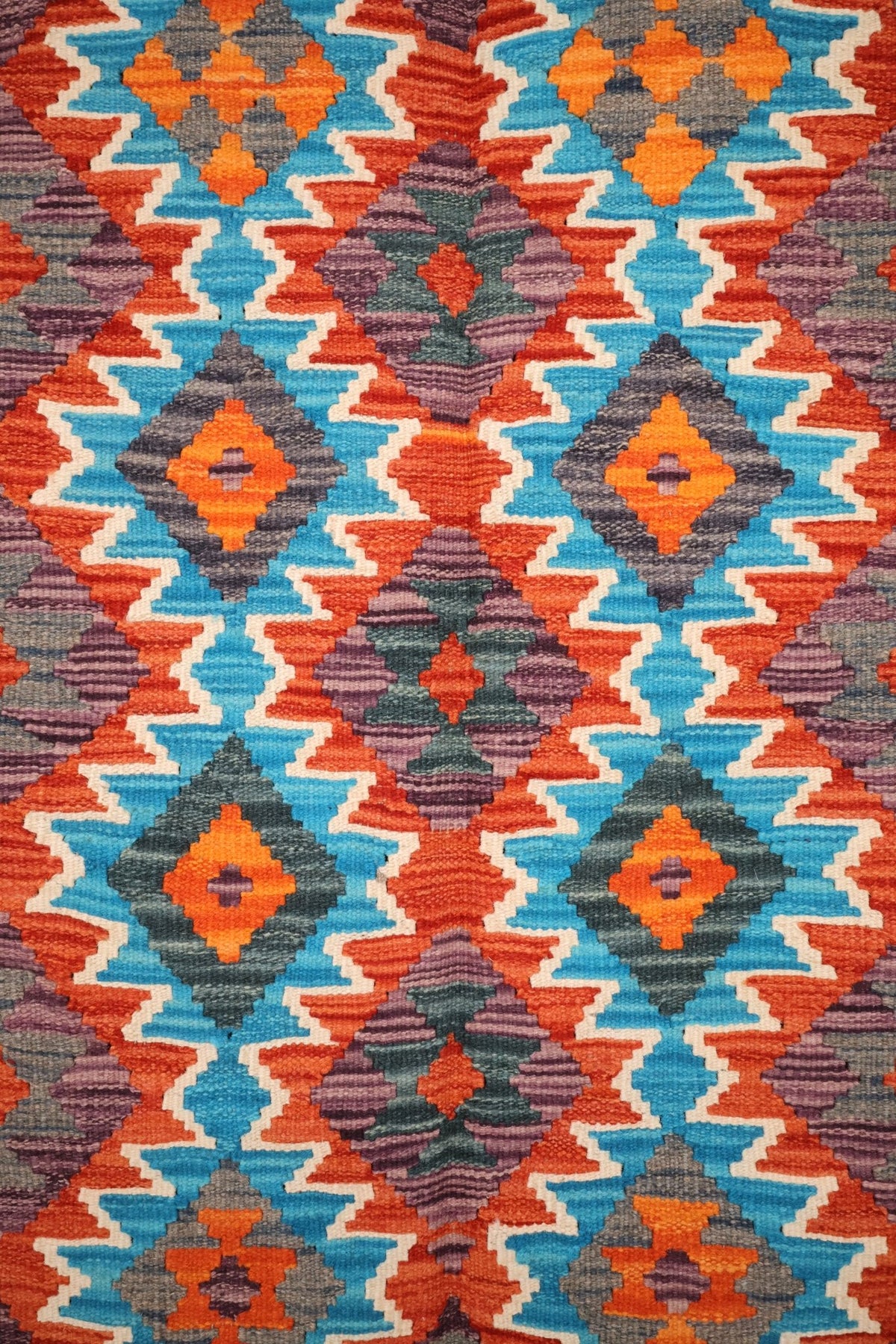 Tapis kilim fait main - Afghan- 171x121 cm - Laine - Baba Rug