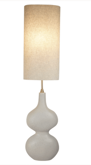 Lampadaire Organique Blanc – Design Sculptural - Baba Rug