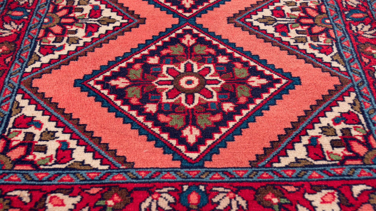 Tapis Nahavand Iran Fait Main 300x70cm